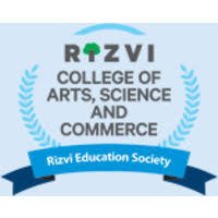 Rizvi College of Arts, Science and Commerce, Mumbai, Maharashtra. Logo